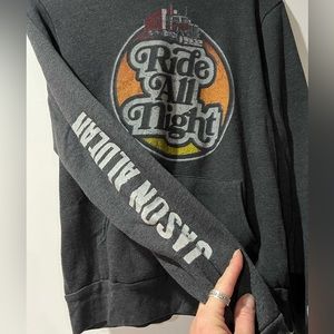 Jason Aldean concert hoodie from his Ride All Night tour in size small.